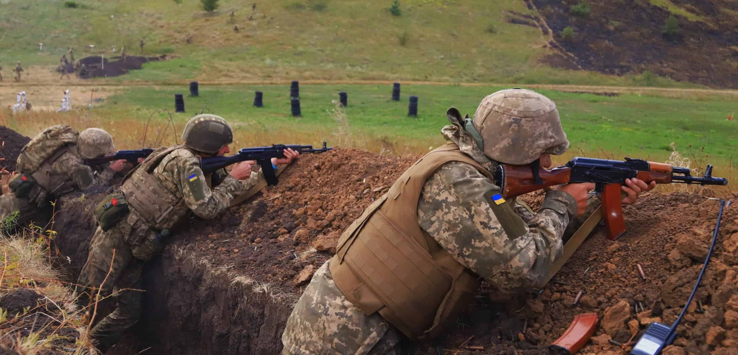 Тренування піхотинців ЗСУ. Фото: 22 ОМБр.