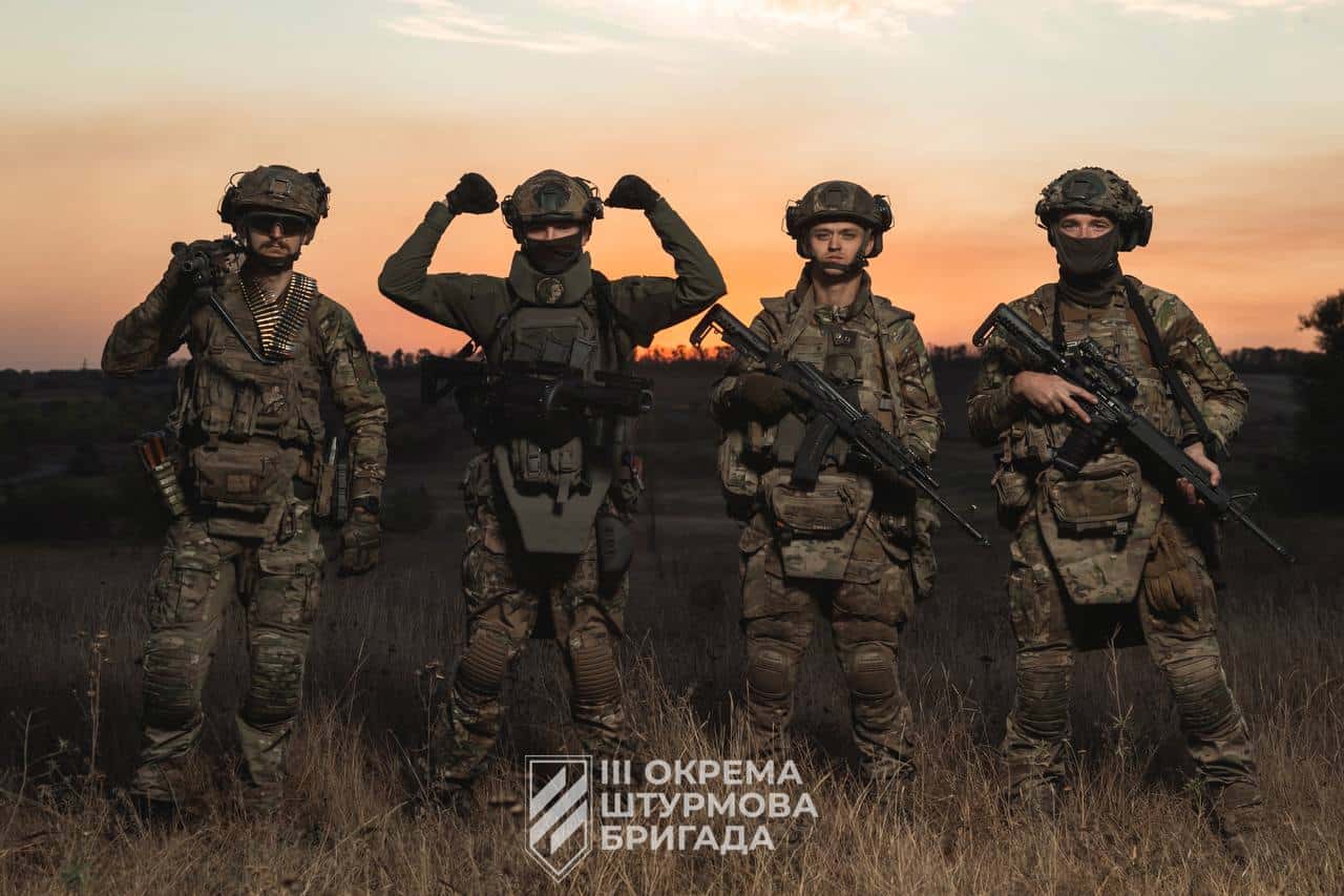 Soldiers of the 3rd Separate Assault Brigade. Photo from the Brigade's website